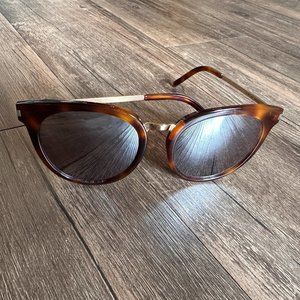 Saint Laurent SL 123/K 003 Turtoise Shell Havana Gold Sunglasses